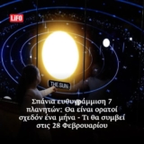 Σπάνια ευθυγράμμιση 7 πλανητών: Θα είναι ορατοί σχεδόν ένα μήνα – Τι θα συμβεί στις 28 Φεβρουαρίου
